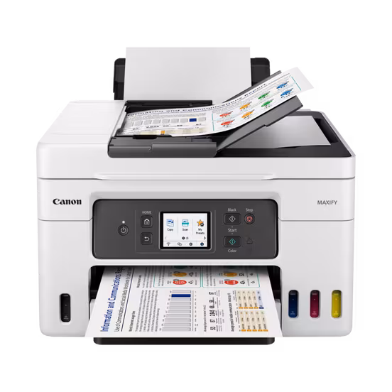 Canon MAXIFY GX4050 All-in-One (4-in-1) Refillable MegaTank Inkjet Printer - Image 5